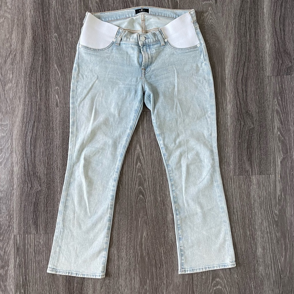7 For All Mankind Maternity Ankle Jeans - Size 27
